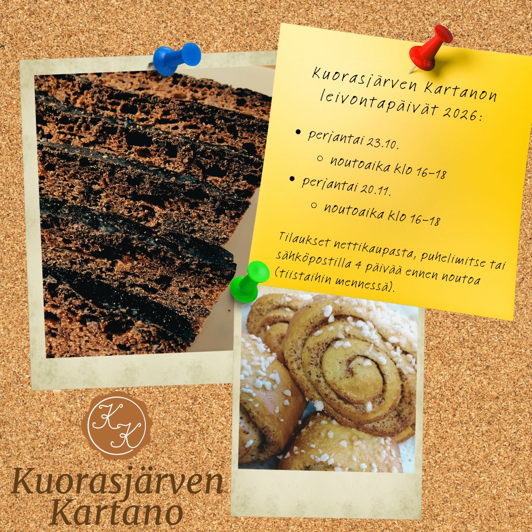 Leivontapäivien tuoreet herkut